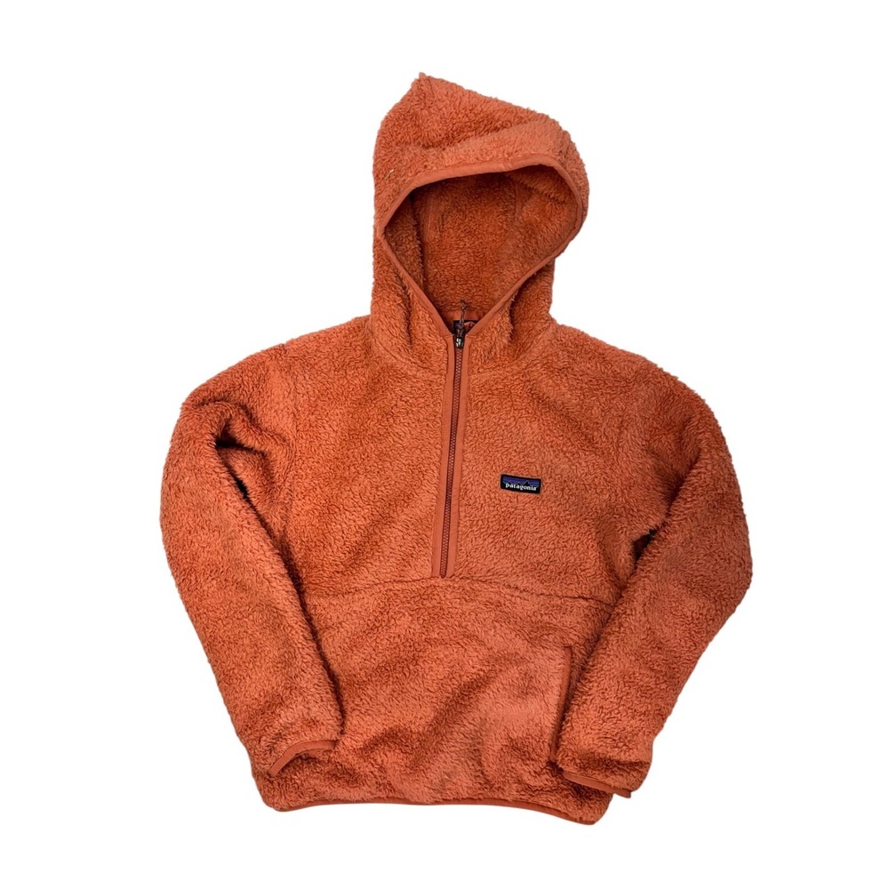 Patagonia Women's Los Gatos Hooded Fleece Pullover Jacket Quartz Coral‎ Size XS